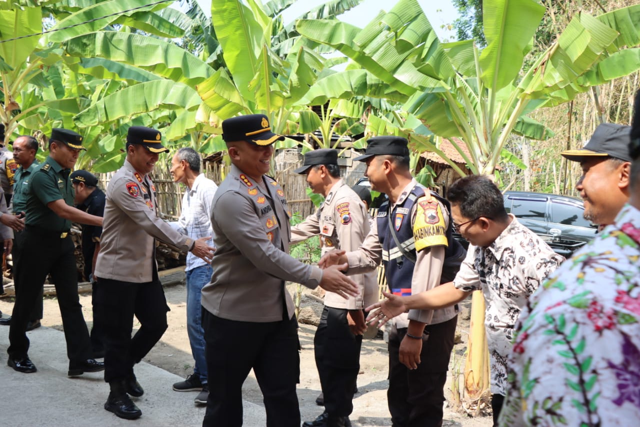 Sumur Bor Diberikan ke Tiga Desa, Kapolresta Pati Peduli Dampak Kekeringan di Masyarakat