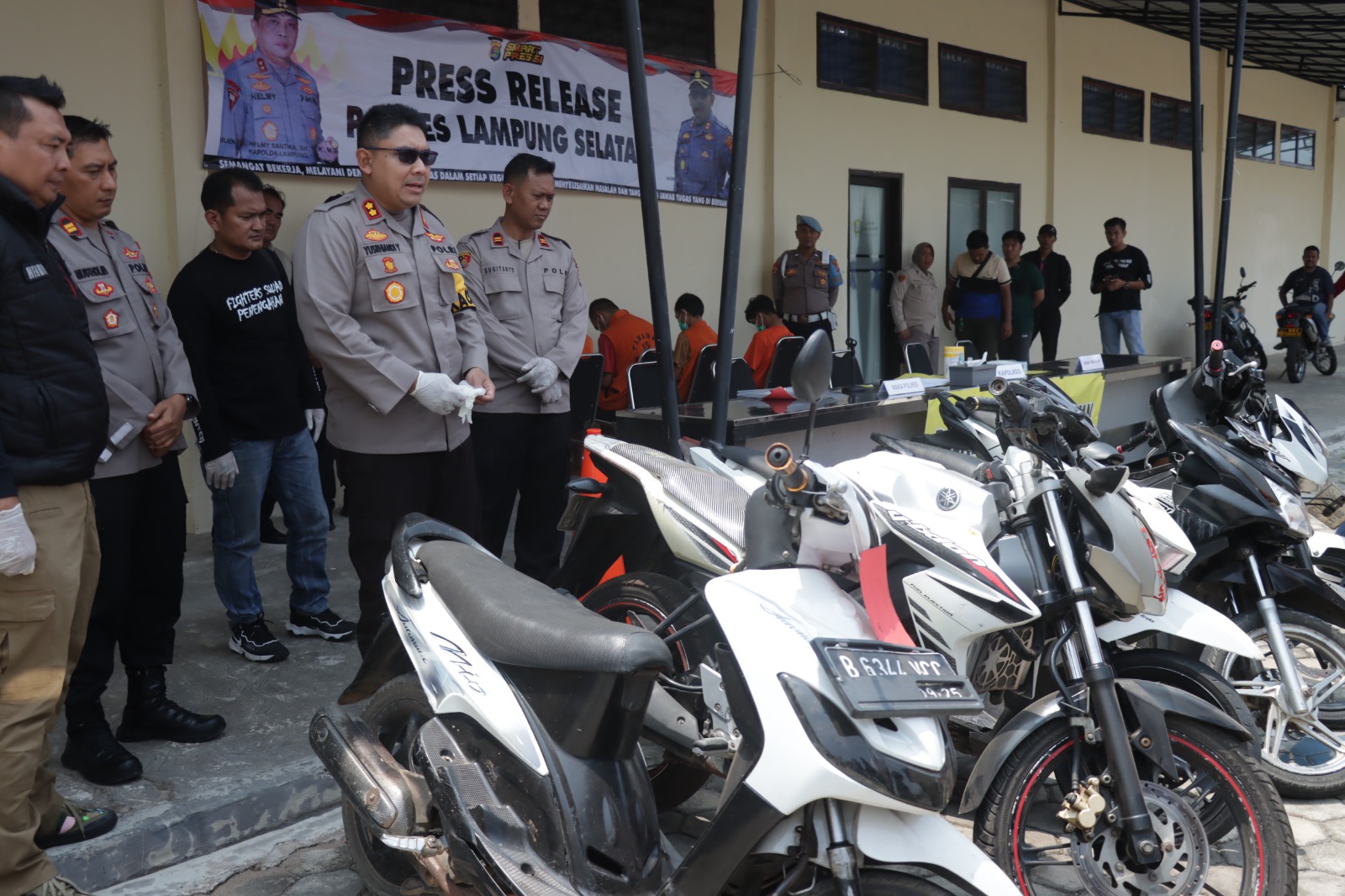 Polisi Ringkus Pelaku Saat Modifikasi Hasil Curian