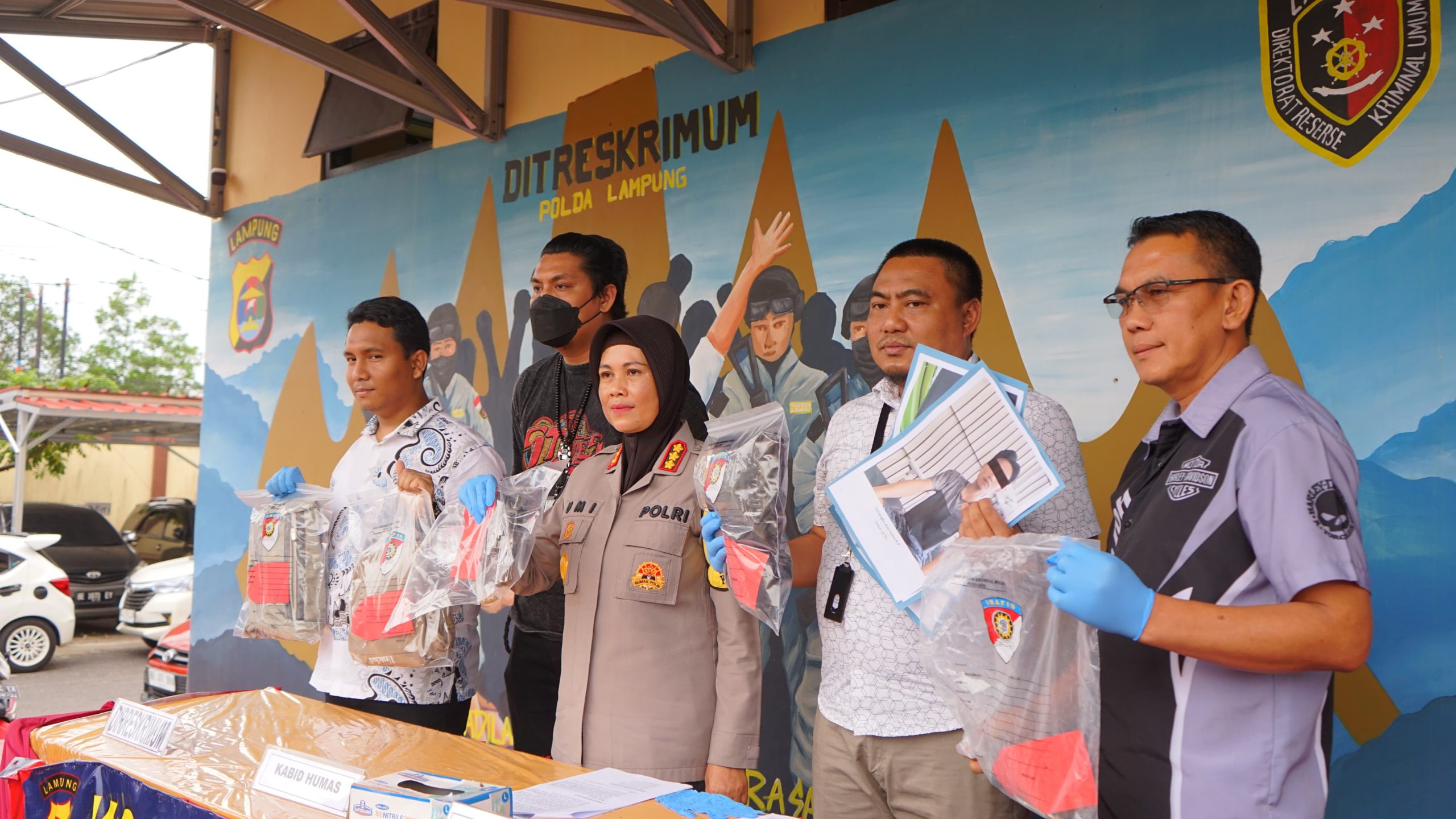 Tiga Pelaku Spesialis Curanmor Rumah Kost Ditangkap Ditreskrimum Polda Lampung
