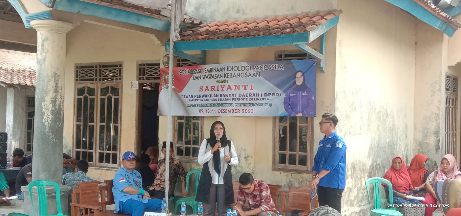Perdana Sariyanti Gelar Sosialisasi Ideologi Pancasila dan Wawasan Kebangsaan
