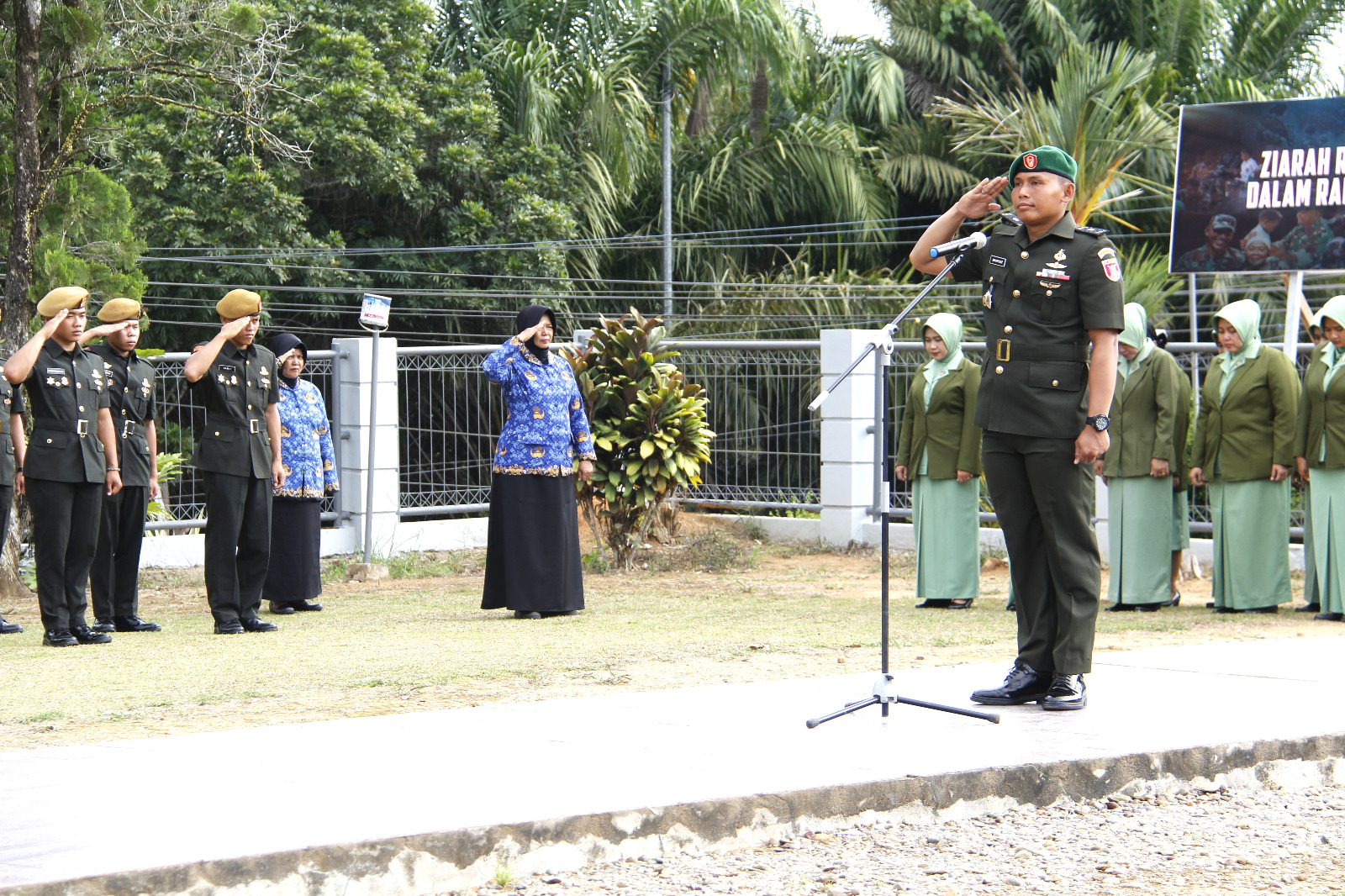 Hari Juang TNI-AD Ke-78, Kodim 0906/Kutai Kartanegara Gelar Ziarah Dan Anjangsana