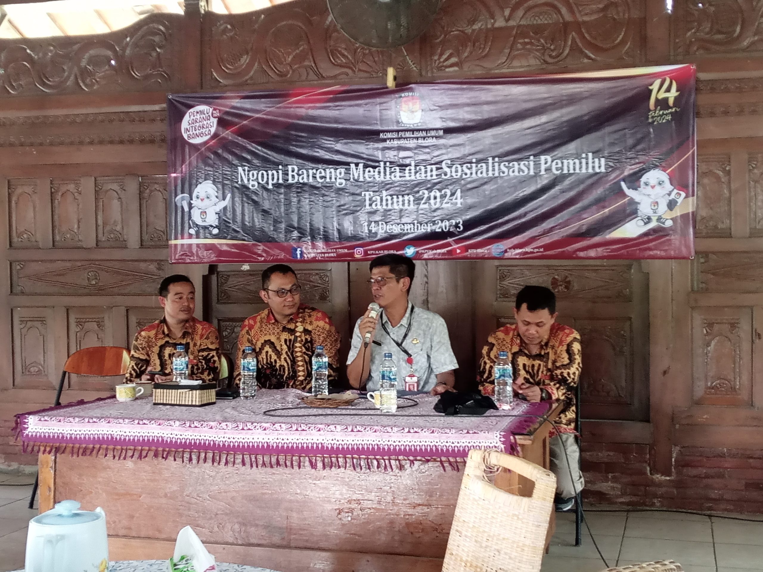 KPU Blora Dorong Peran Aktif Media Sosialisasikan Pemilu 2024