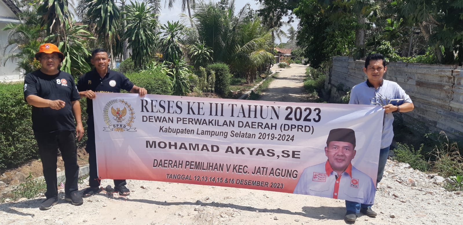 Mohamad Akyas Cek Lokasi dan Siap Perjuangkan Usulan Masyarakat