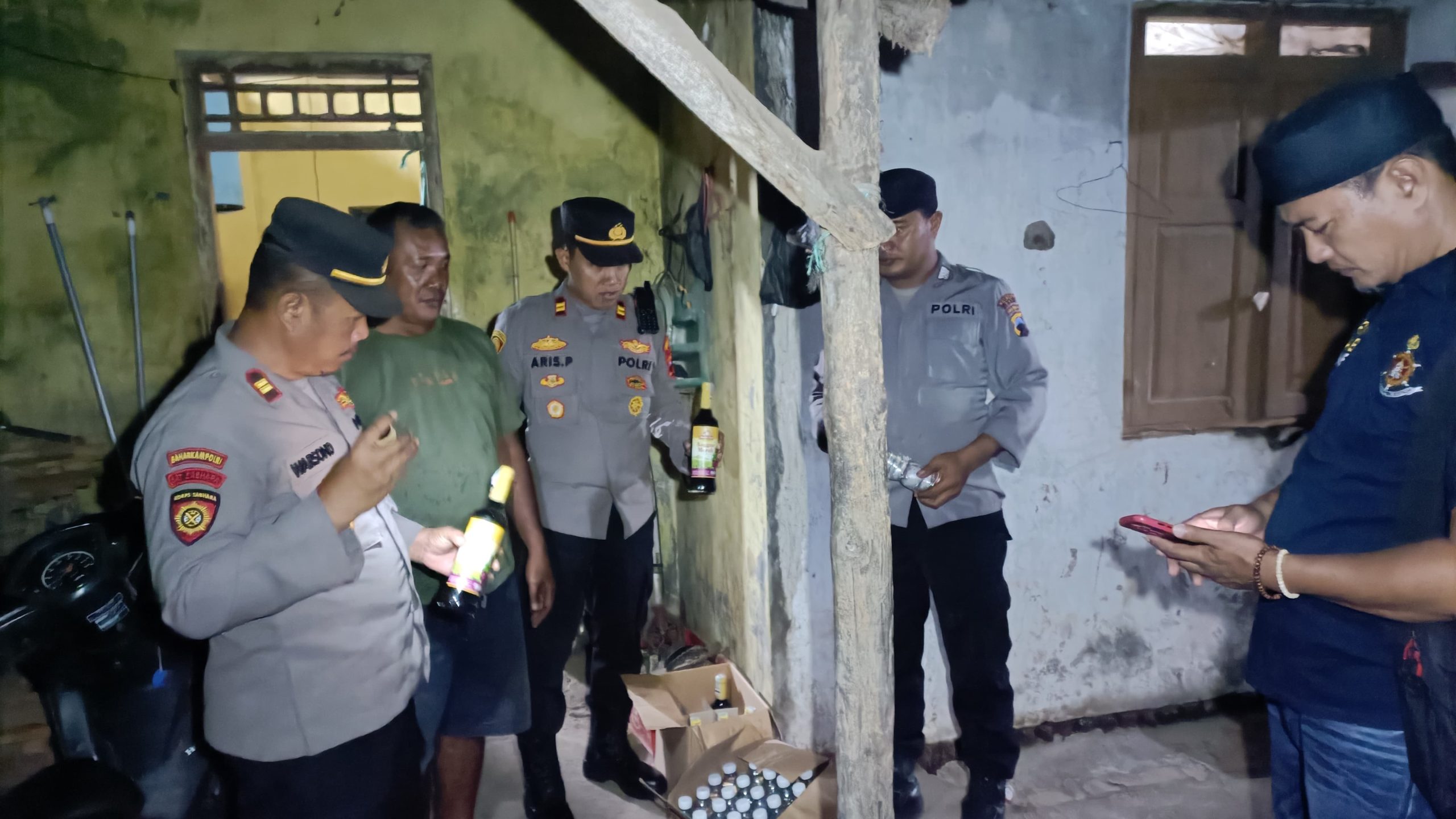 Ciptakan Situasi Aman, Kapolsek Tayu Sebut Operasi Miras Digencarkan