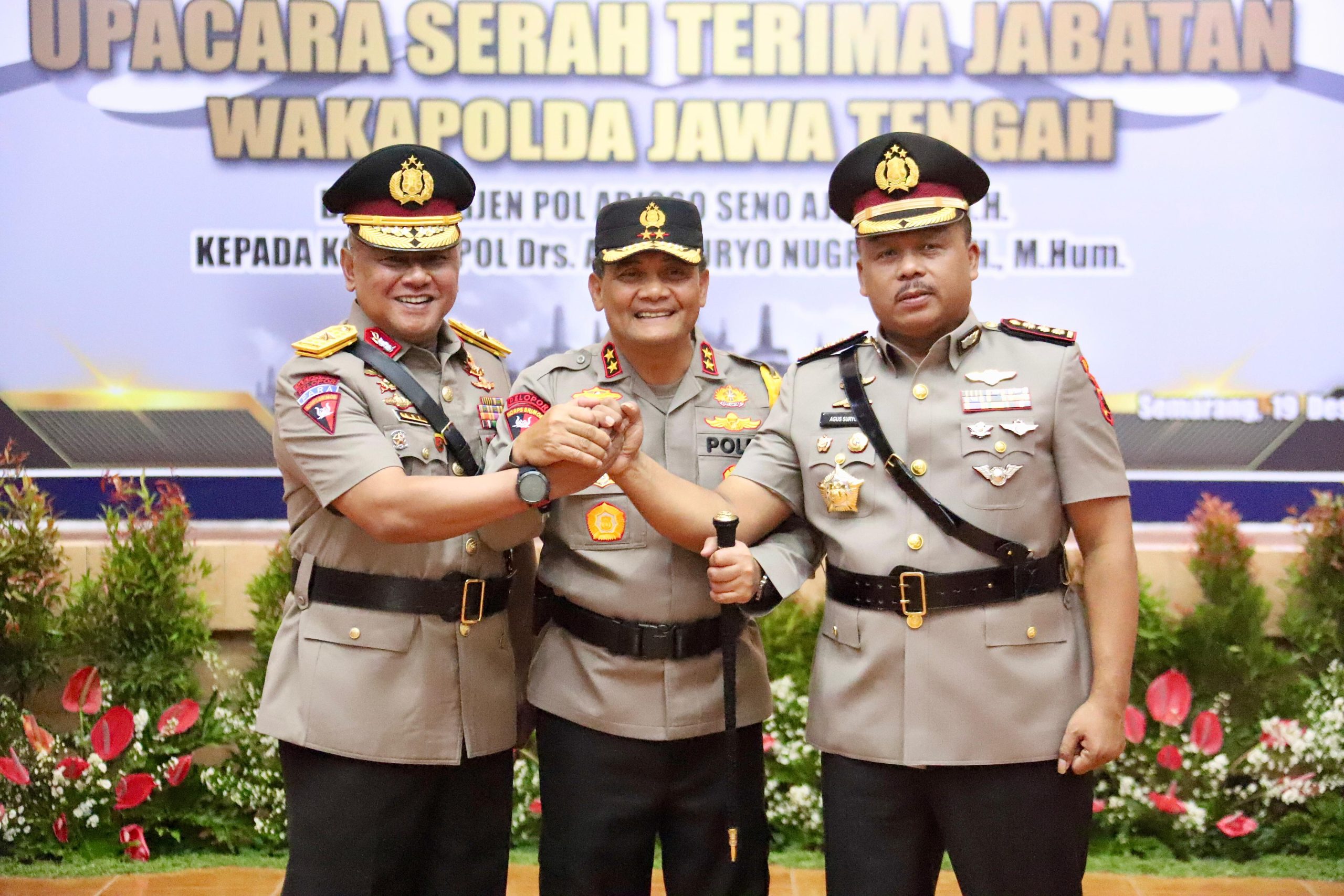 Sertijab Waka Polda Jateng, 3 PJU dan 9 Kapolres