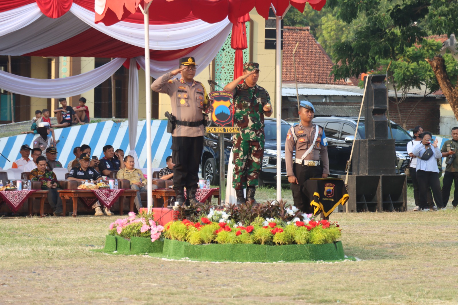 Kapolres Tegal Gelar Pasukan Operasi Lilin Candi 2023