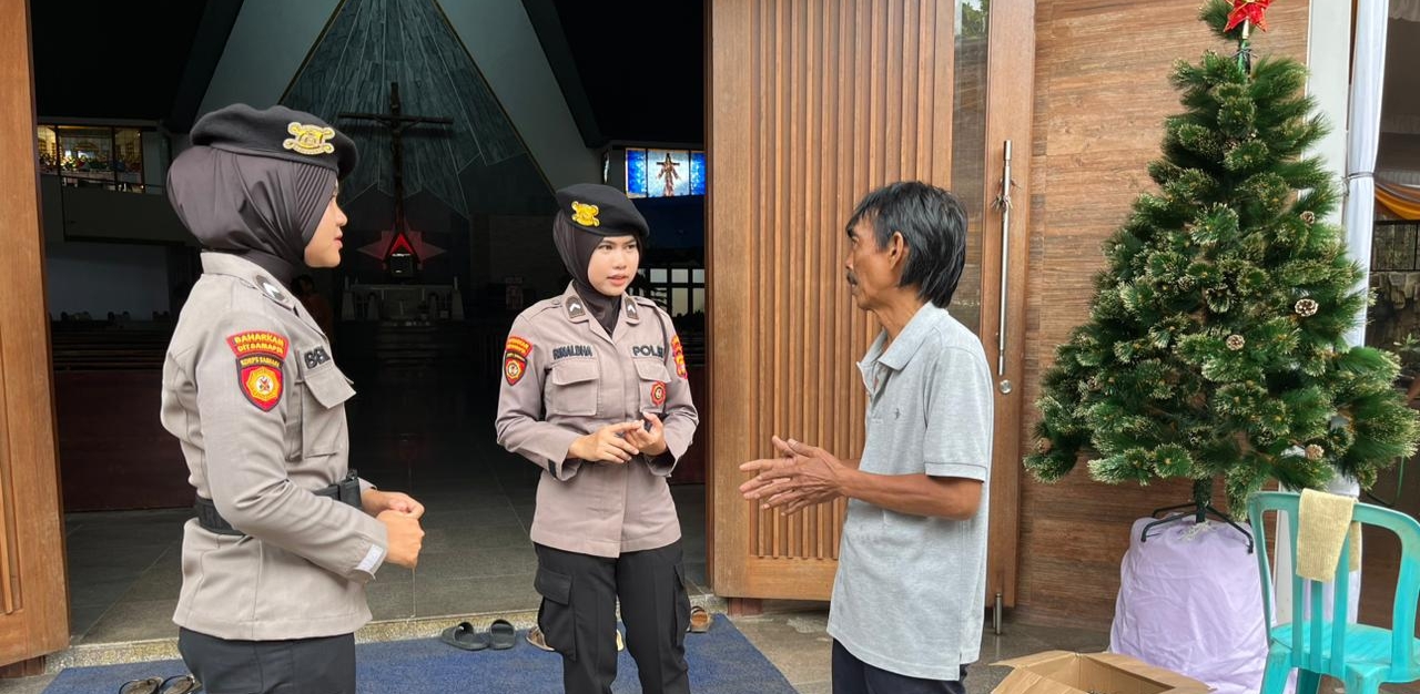 Jelang Malam Natal 2023, Polri Gencar Lakukan Patroli Ke Gereja