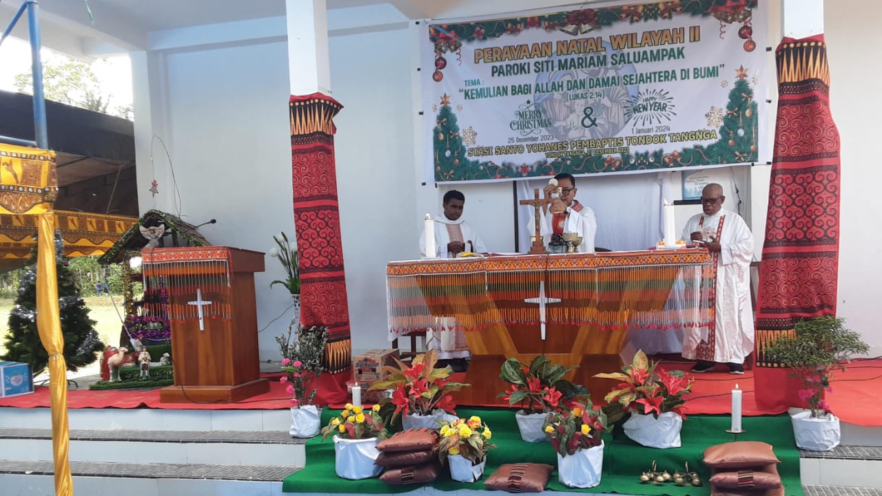 Perayaan Natal Katolik Wilayah Dua, Bawa Sumber Kedamaian Kerukunan