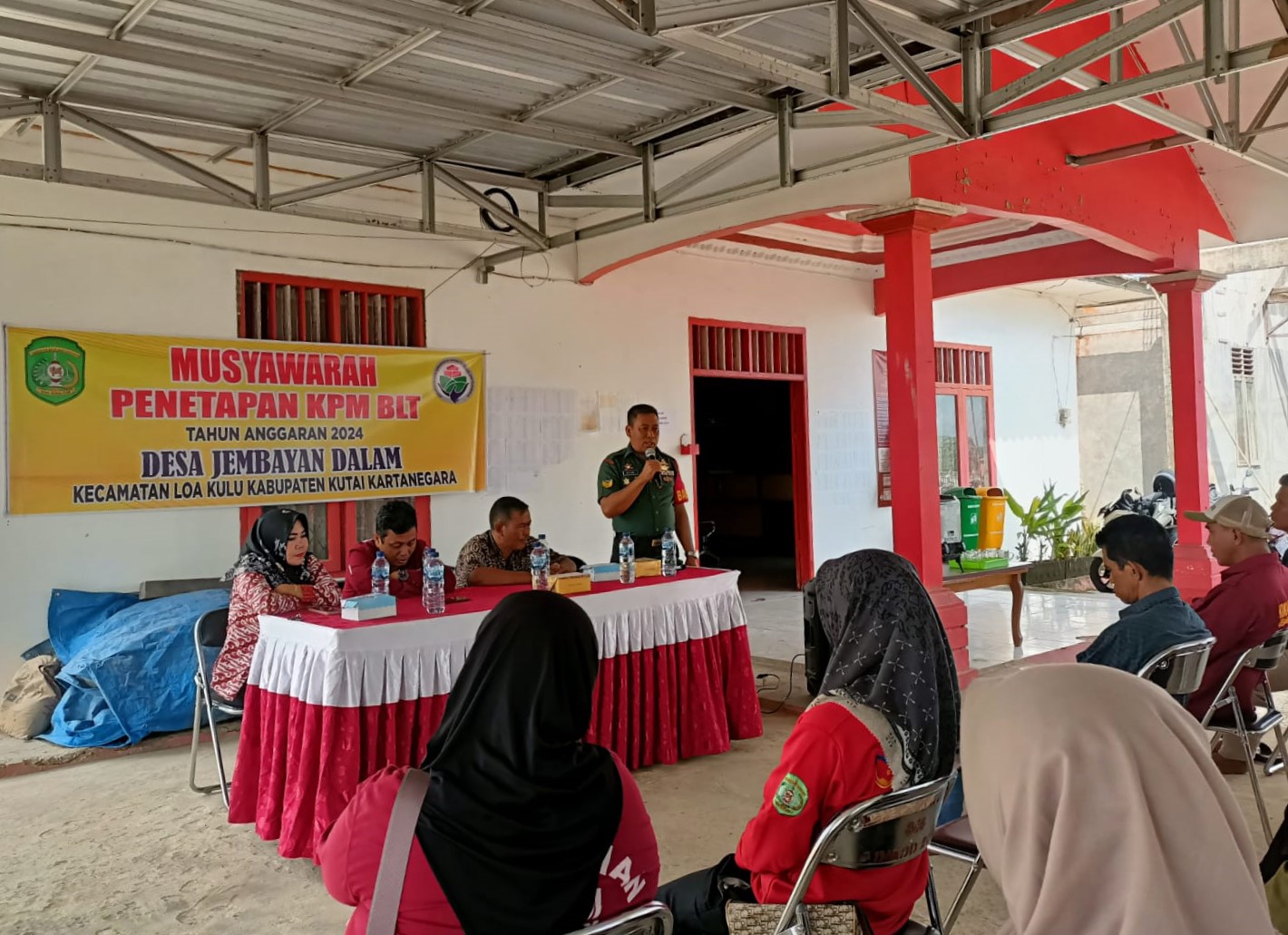 Hadiri Musyawarah Penetapan KPM BLT, Serka Satori Sebutkan Tujuannya