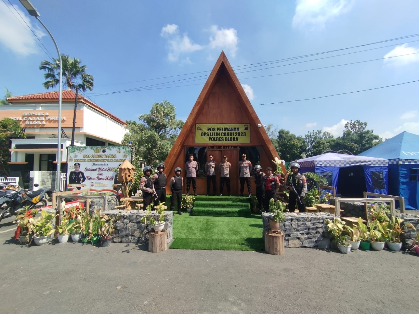 Patroli Satgas Operasi Lilin Candi 2023, Polres Blora Sasar Daerah Rawan