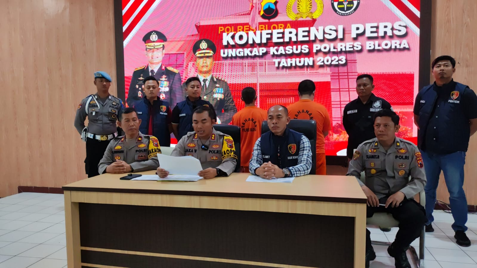 Dalam Setahun Polres Blora Ungkap 53 Kasus Tindak Pidana 