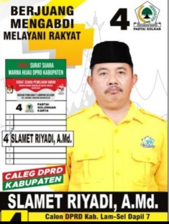Caleg Dapil 7,Slamet Riyadi Siap Perjuangkan Aspirasi Masyarakat