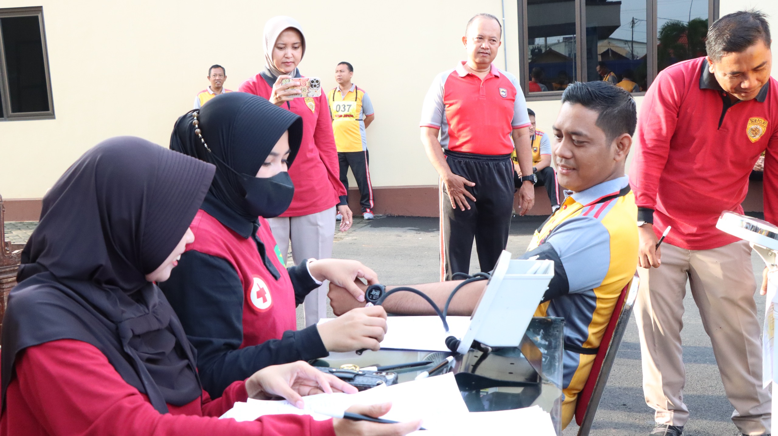 TKJ Berkala Semeseter 1, Polres Jepara Buka Kesamaptaan Jasmani