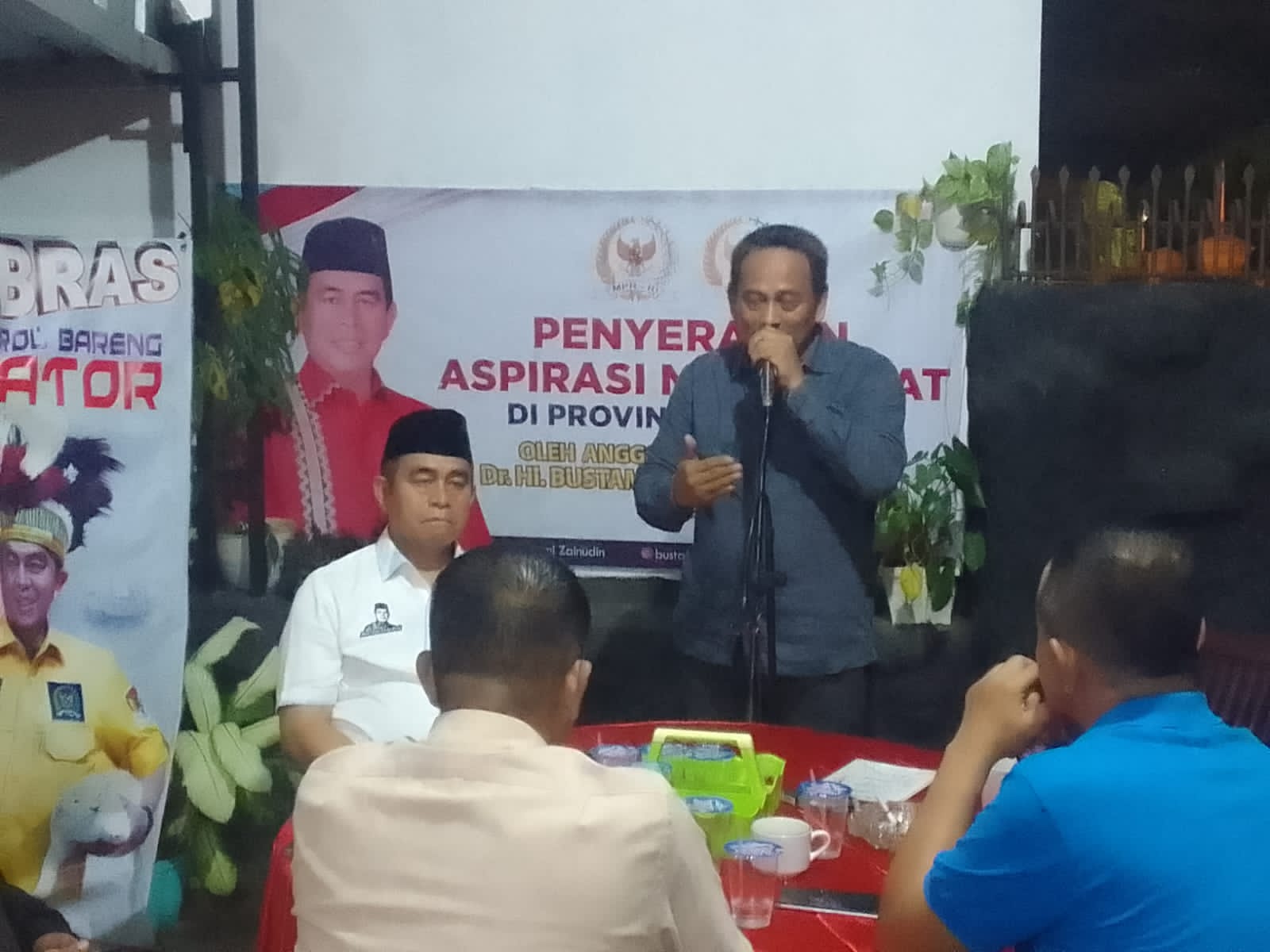 Ciptakan Pemilu Damai Badak Banten Lampung Siap Menangkan Sahabat Rakyat “Hi . Bustami Zainudin SPd .MH.