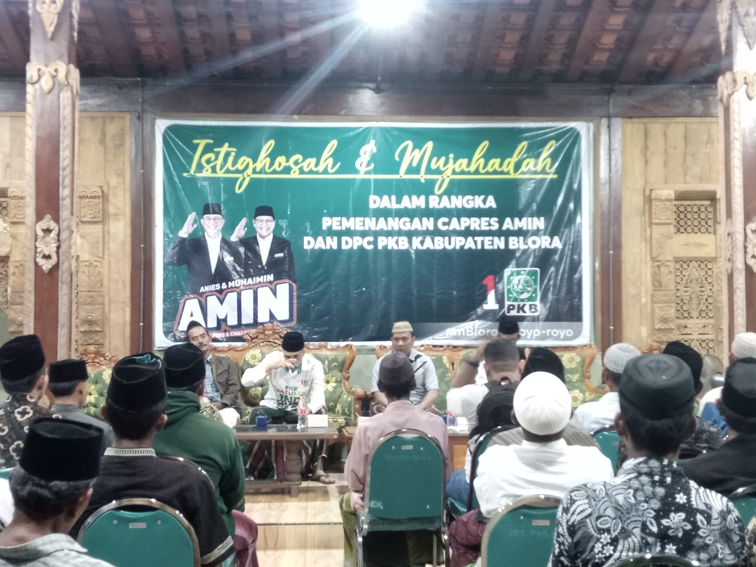 DPC PKB Blora Menggelar Nobar Serta Istighosah dan Mujahadah Untuk Kemenangan AMIN