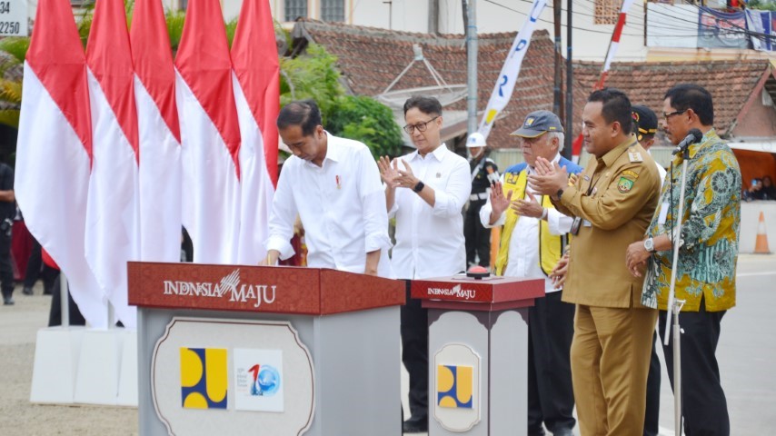 Presiden Jokowi Resmikan Pembangunan Jalan di Blora Melalui Anggaran Inpres Jalan 