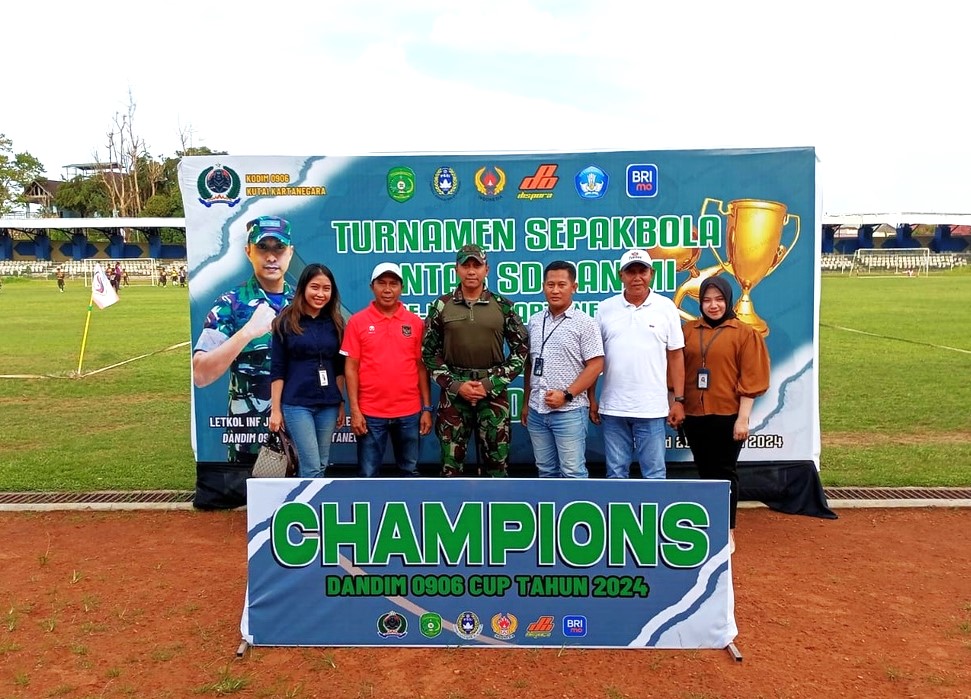 Melalui Turnamen Sepak Bola, Dandim 0906/Kkr Kodam VI/Mlw Harap Hasilkan Generasi Muda Yang Unggul