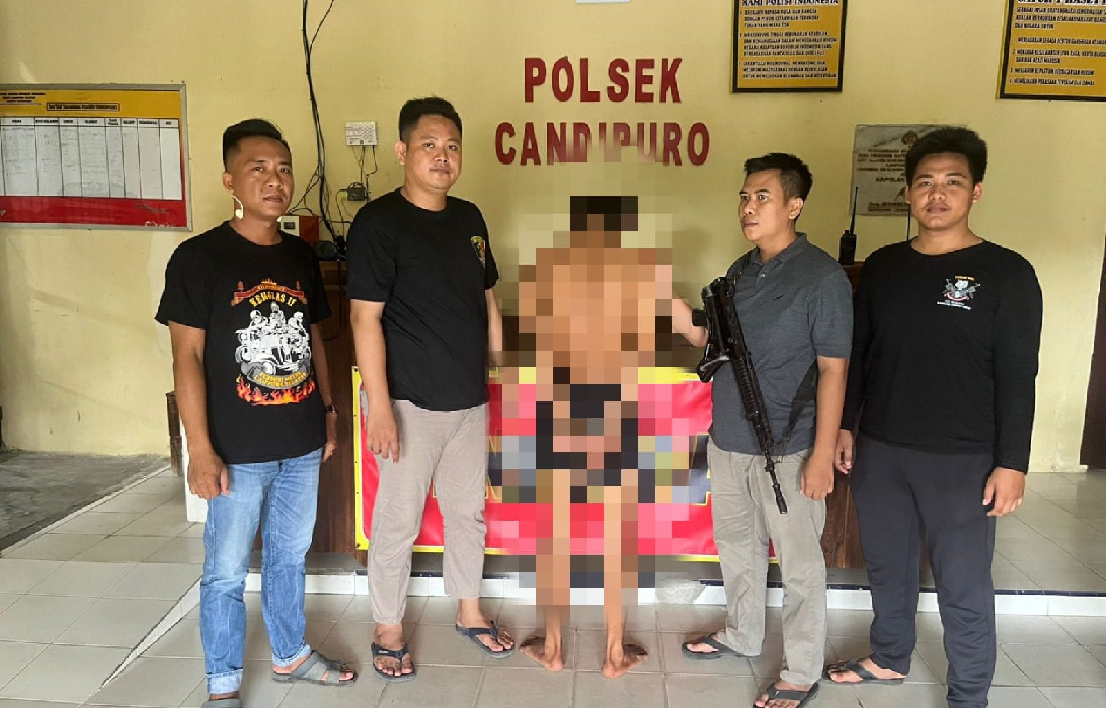 DPO Pelaku Curanmor di Candipuro Akhirnya di Gulung  Gabungan Tekab 308 Presisi.