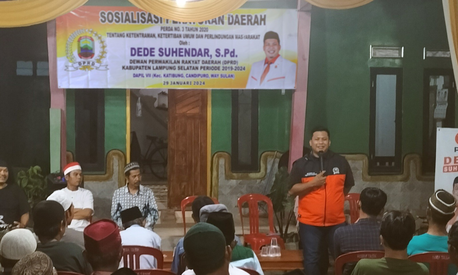 Dede Suhendar Ajak Masyarakat Jaga Ketenteraman dan Ketertiban Umum
