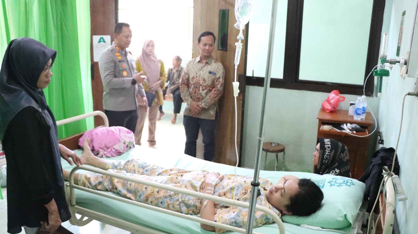 Anggota KPPS Masuk Rumah Sakit, Kapolres dan KPU Jepara Turun