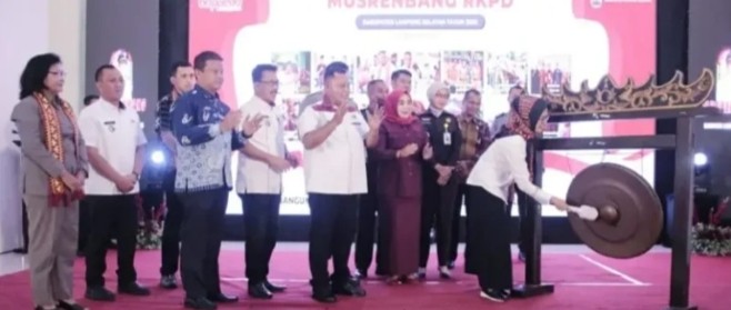 Ketua Komisi III DPRD Lamsel Rosdiana Hadiri Musrenbang