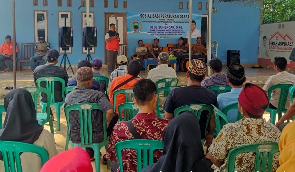 Dede Suhendar Kembali Sosialisasikan Perda No 3 Tahun 2020