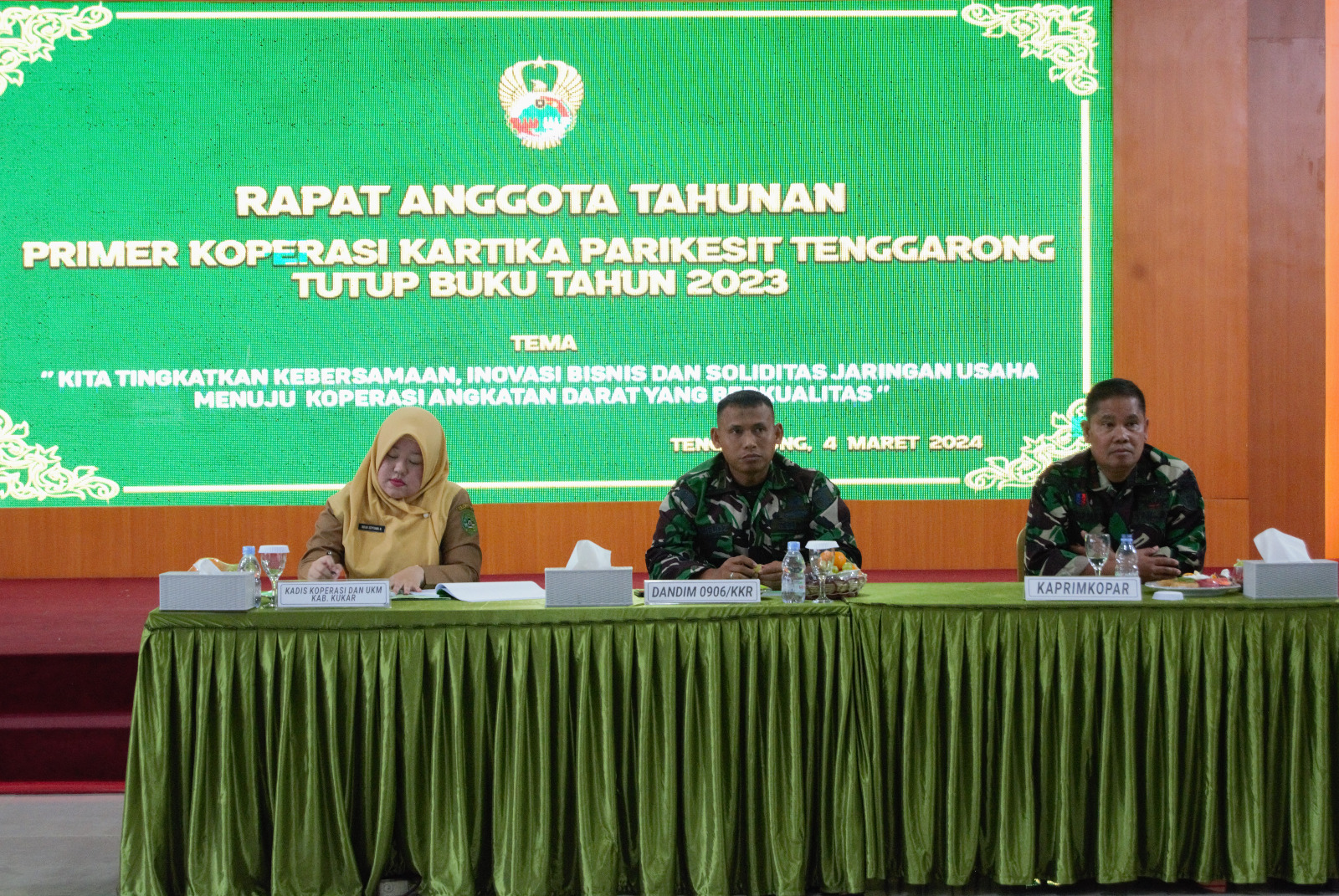 Tingkatkan Kesejahteraan Anggota koprasi, Kodim 0906/Kkr Gelar RAT