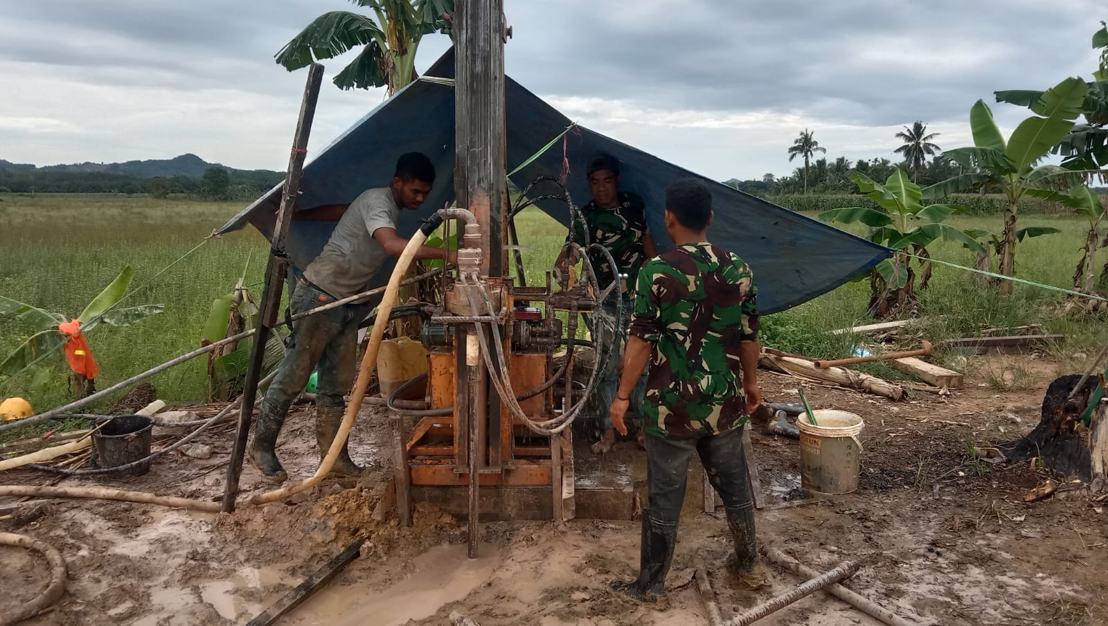 Tingkatkan Kesejahteraan Petani, Kodim 0906/Kkr Lakukan Karya Bhakti