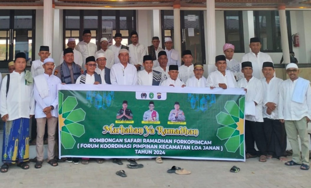 Danramil 03/Loa Janan Bersama Forkopimcam Safari Ramadhan Di Masjid Darul Ni’mah