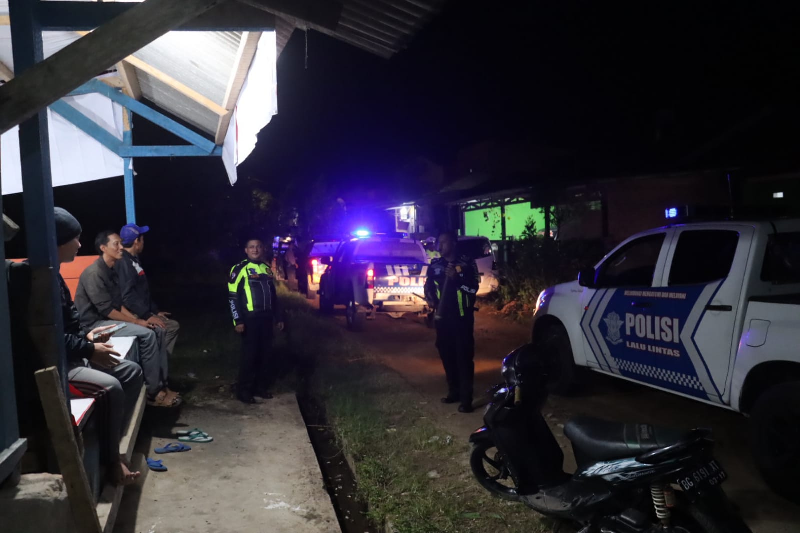 Antisipasi Terjadi Tindak Kejahatan Polres Lamsel Gelar Patroli Sahur