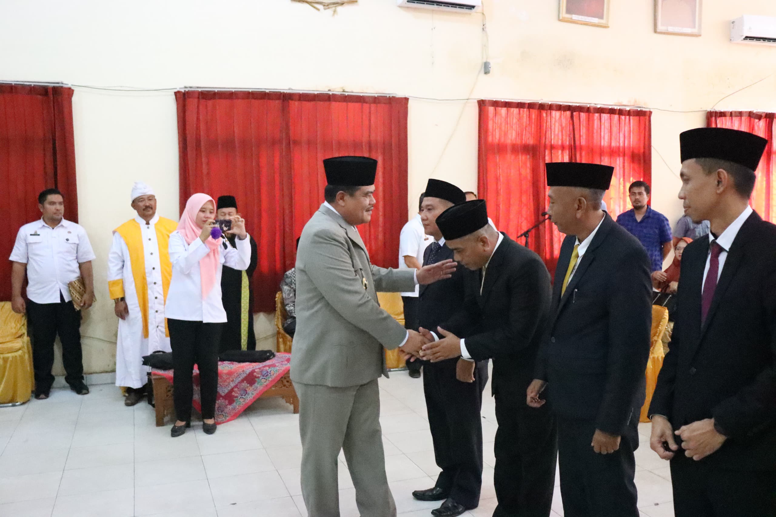 Pelantikan Dan Sumpah Jabatan Pejabat Pimpinan Tinggi Pratama dan Administrator di Lingkungan Pemkab Lampung Tengah