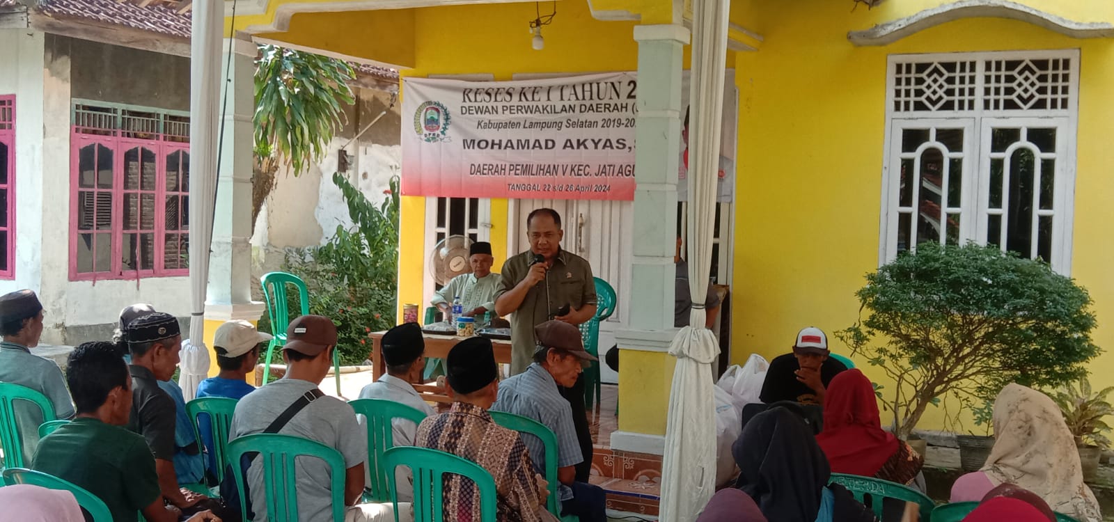 M Akyas Tetap Istiqomah Layani dan Tampung Aspirasi Masyarakat