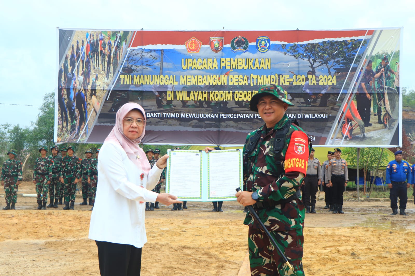 TMMD Ke-120 Tahun 2024 Kodim 0908/Bontang Resmi Dibuka