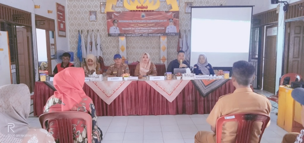 Nilai IDM Desa Banjar Agung Capai 0,7324