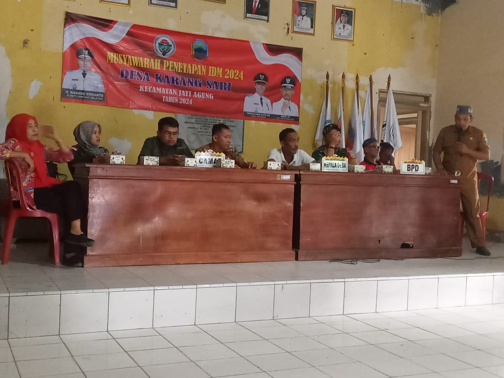 Malaui Nilai IDM Desa Karang Sari Jadi Desa Maju