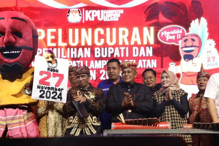 Bupati Nanang Ermanto Hadiri Peluncuran Maskot dan Jingle Pilkada 2024