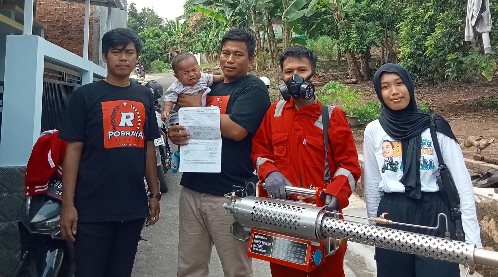Cepat Tanggap, Tim Relawan Bandar Lampung Bahagia Bantu Korban DBD