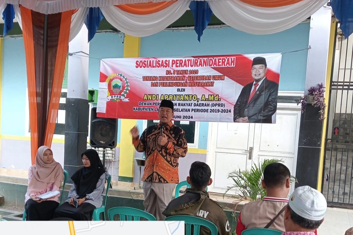 Andi Apriyanto, Sosper Bertujuan Wujudkan Masyarakat Melek Hukum