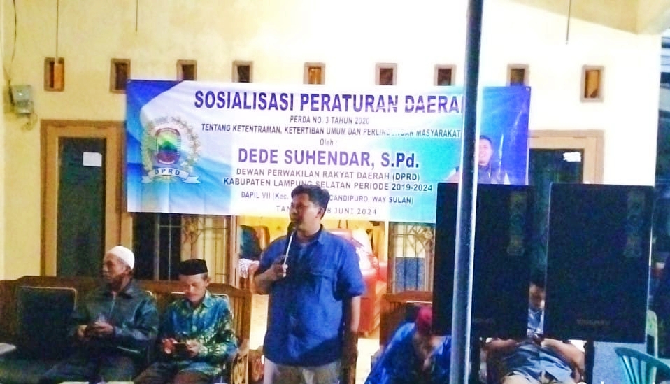 Dede Suhendar Keterlibatan Masyarakat Jadi Peran Penting Untuk Menciptakan Ketentraman dan Ketertiban Umum