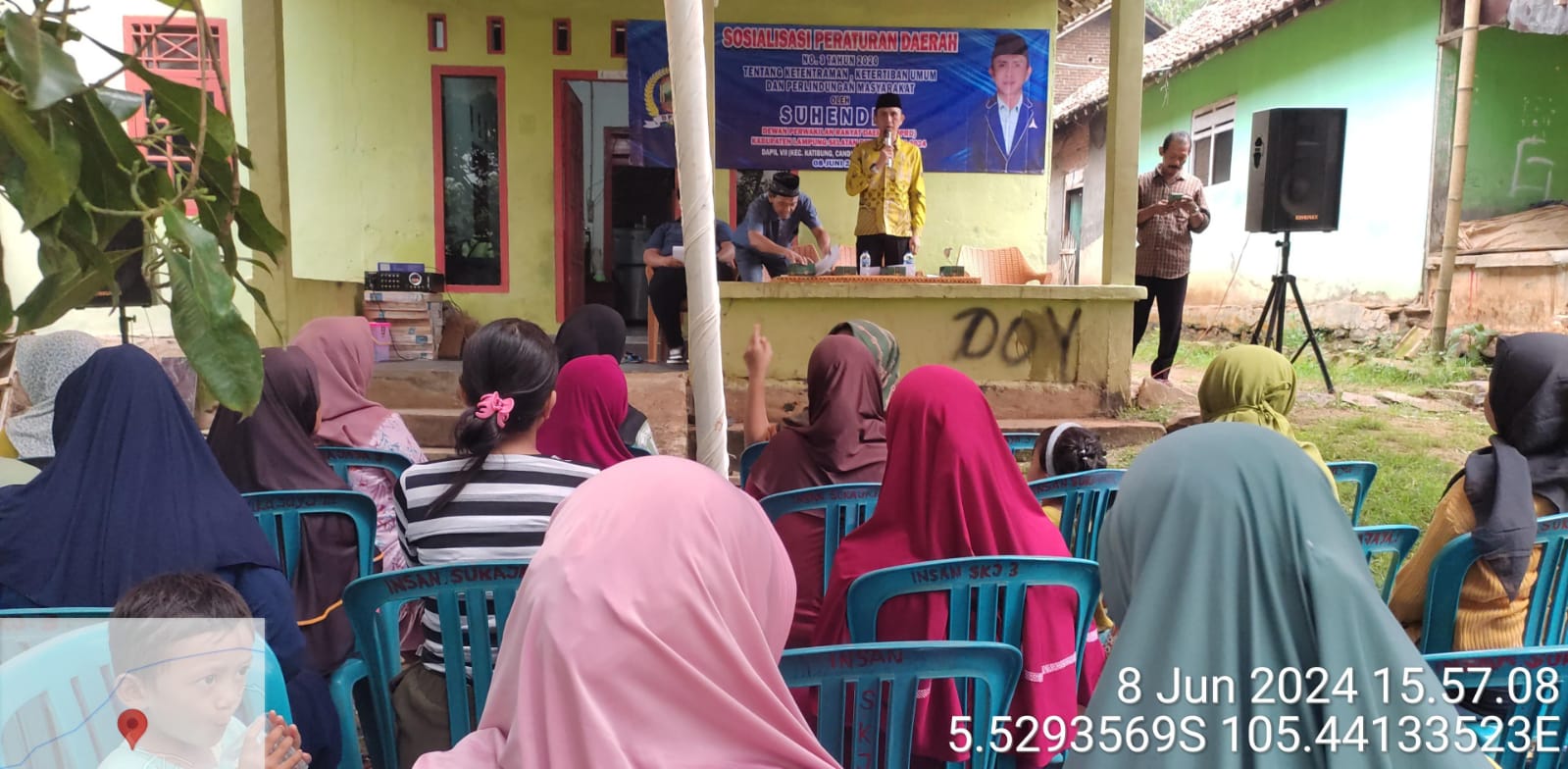 Suhendra Sosialisasikan Perda No 3 Tahun 2020 Tentang Ketenteraman dan Ketertiban Umum