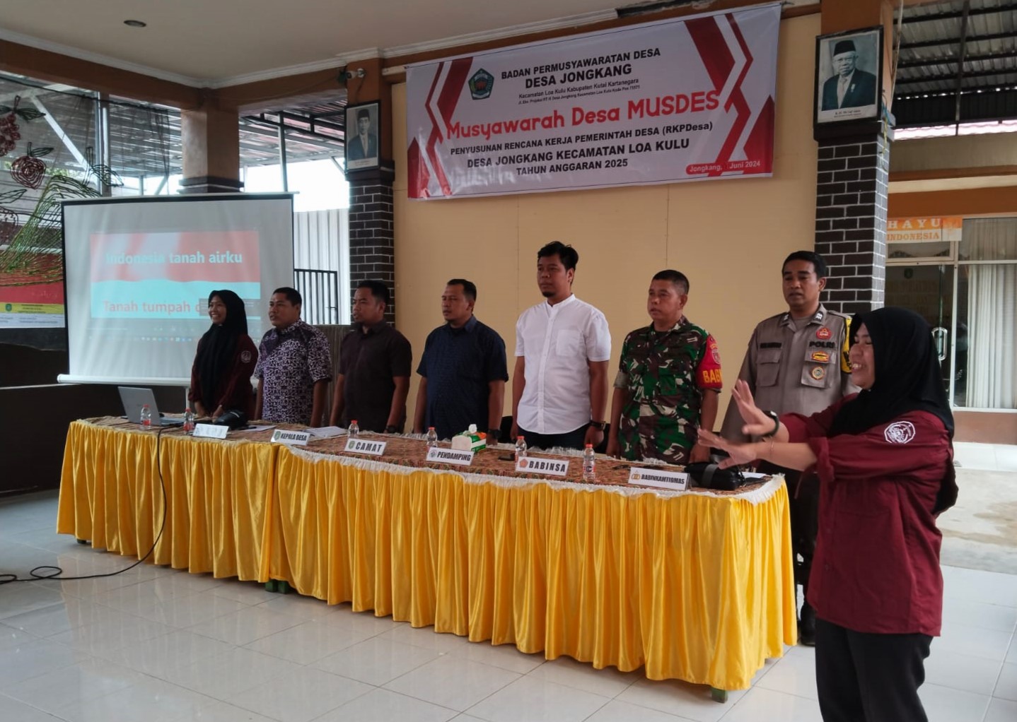 Babinsa Jongkang: Musdes RKPdes DiharapKan Dapat Menghasilkan Program-Program Peningkatan Kesejahteraan Masyarakat