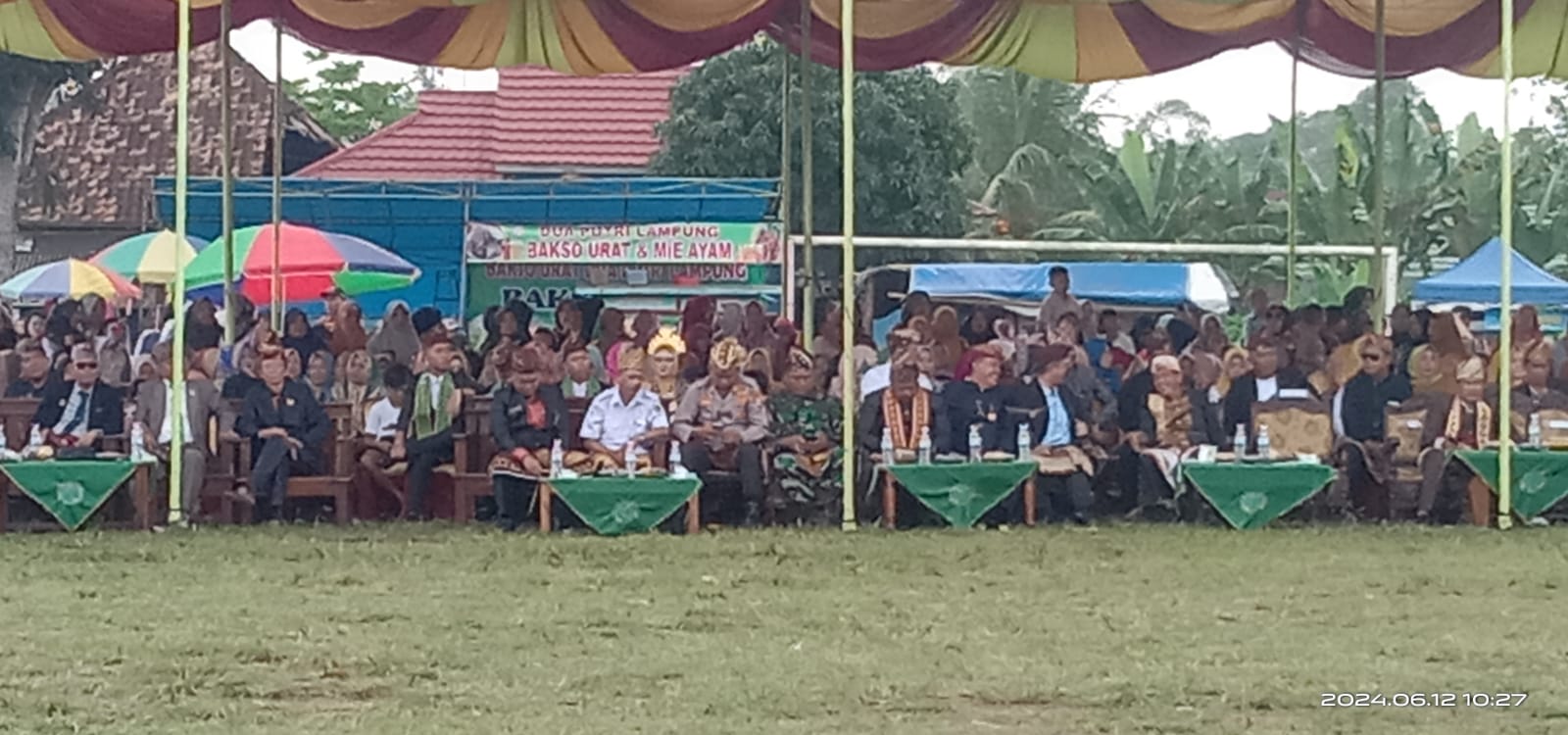 Bupati Lamtim Hadiri HUT Ke-214  Maghago Sekampung Libo