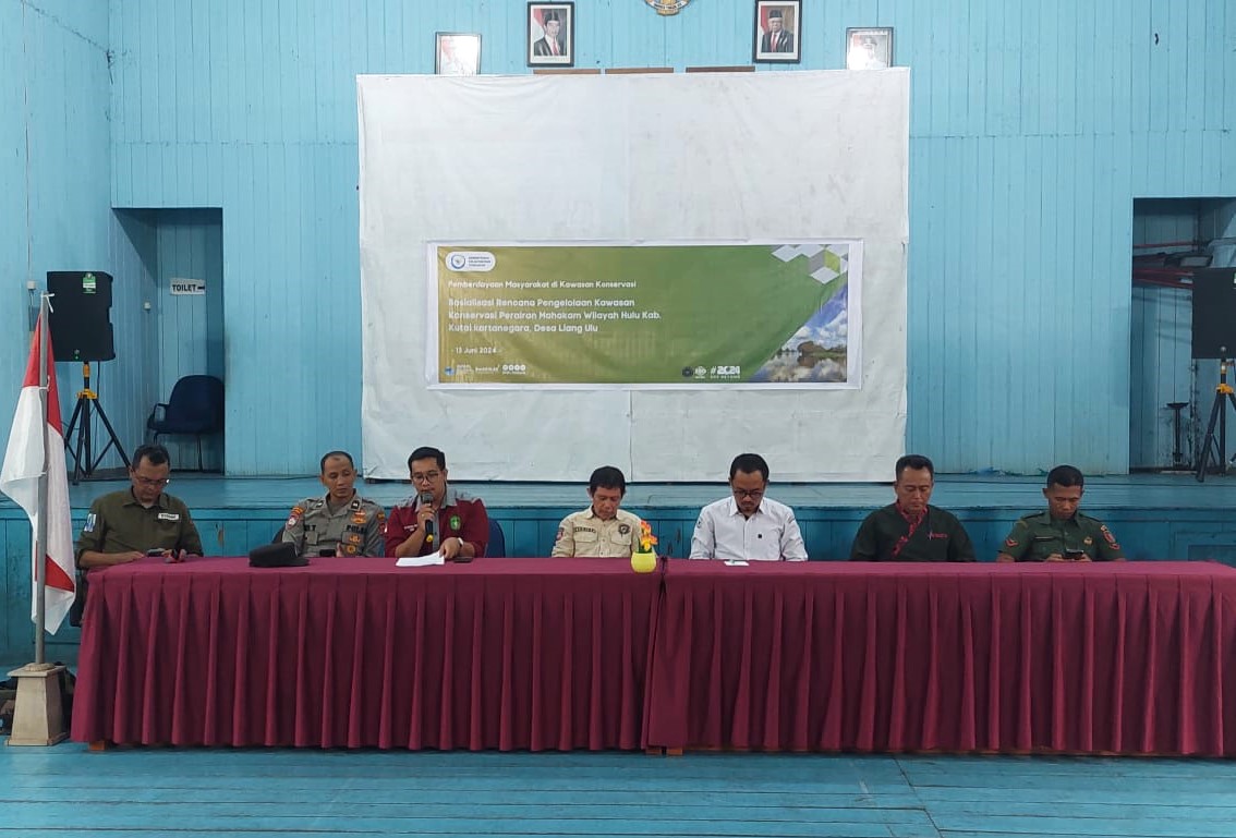 Babinsa Liang Hadiri Sosialisasi Kawasan Konservasi Di Wilayah Binaannya