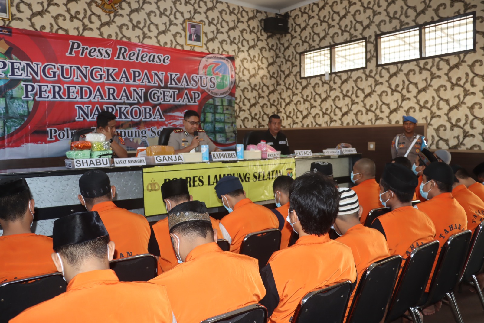 Penyeludupan Puluhan Kilogram Sabu Berhasil Digagalkan Polisi