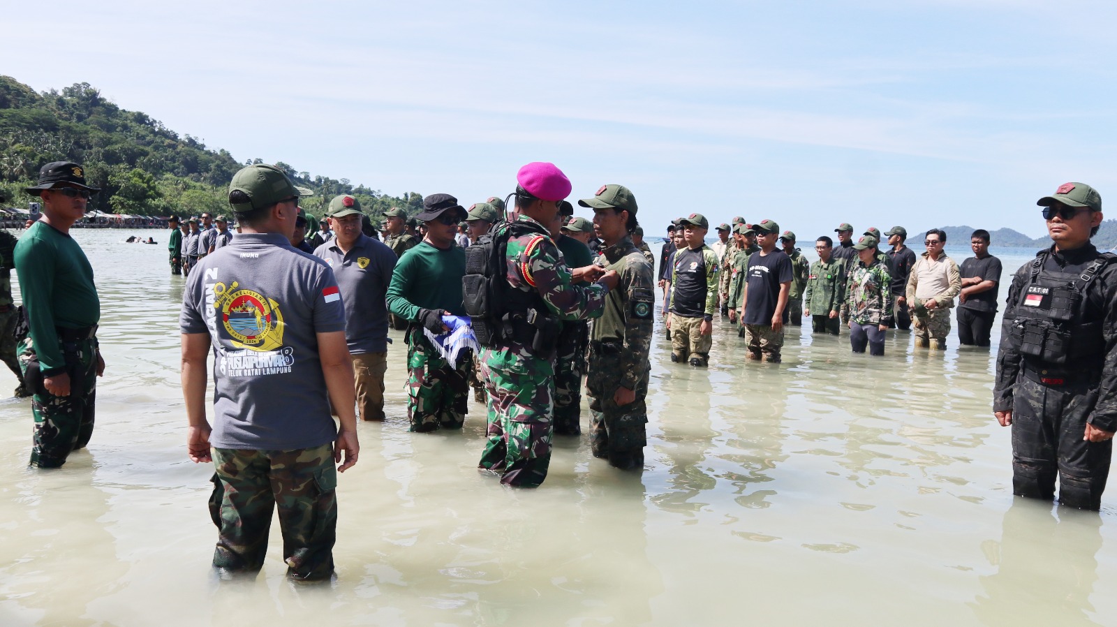 Puslatpurmar-8 Teluk Ratai Gelar Pelatihan Bela Negara Airsofter Indonesia