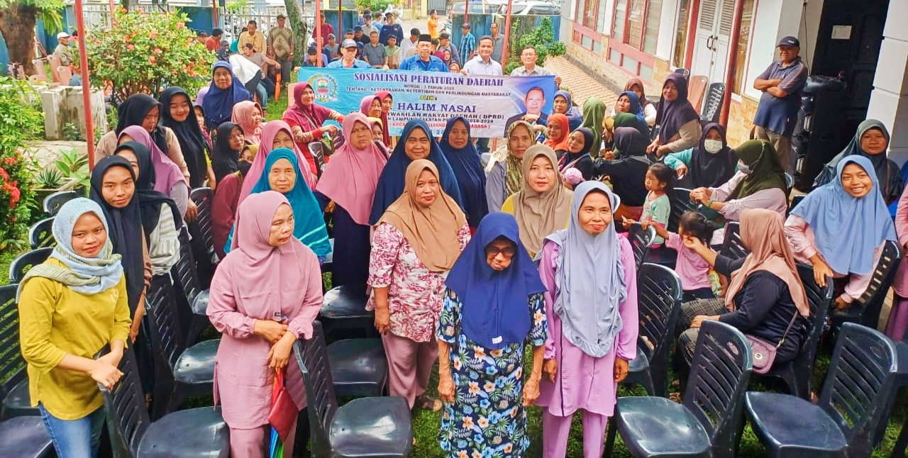 Halim Nasai Kembali Sosialisasikan Perda No 3 Tahun 2020 Tentang Ketenteraman dan Ketertiban Umum
