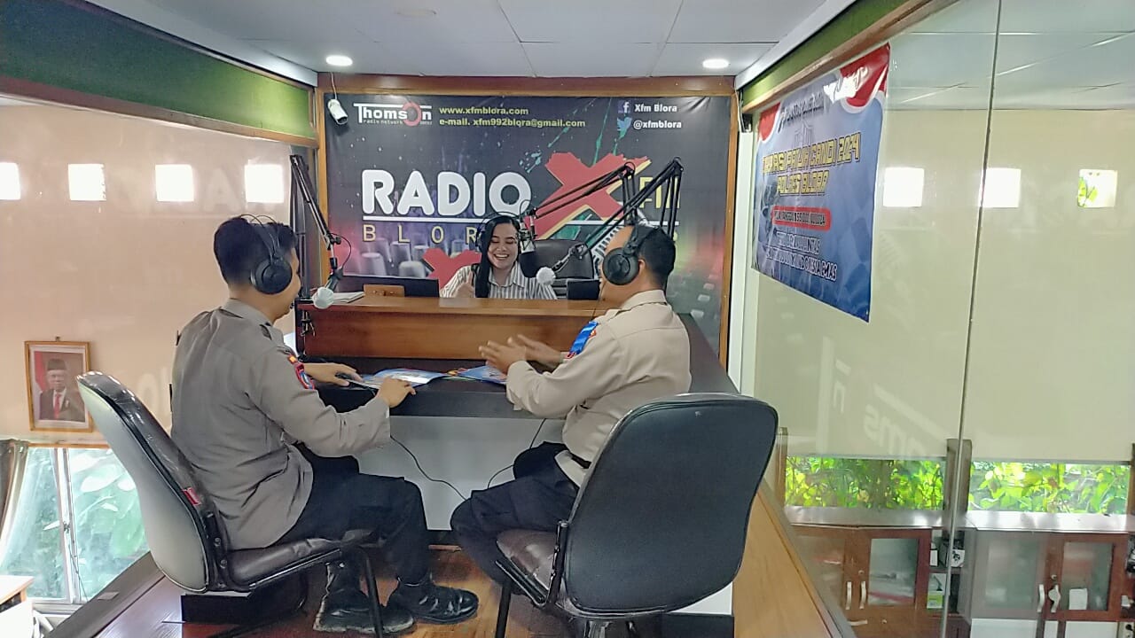 Sosialisasi Operasi Patuh Candi Dilakukan Polres Blora Melalui Radio