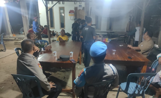 Ciptakan Kondisi Aman Polsek Candipuro Lakukan Cooling System