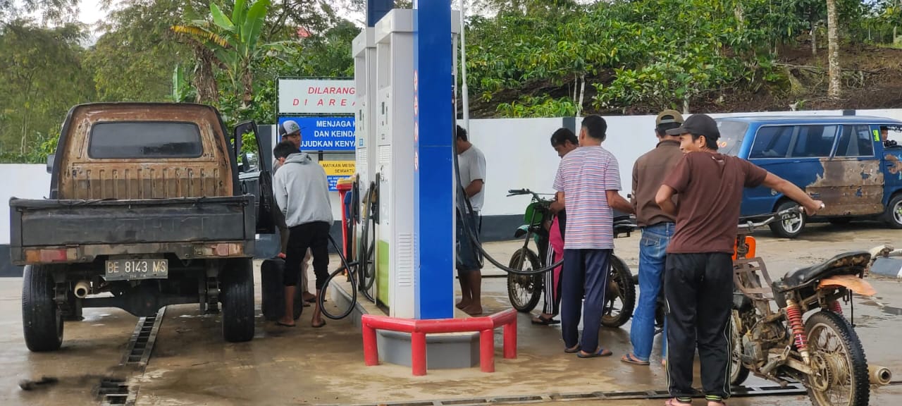 Keberadaan SPBU 3T Pagar Dewa, Menunjang Kebutuhan Masyarakat 3 Kecamatan di Kabupaten Lampung Barat