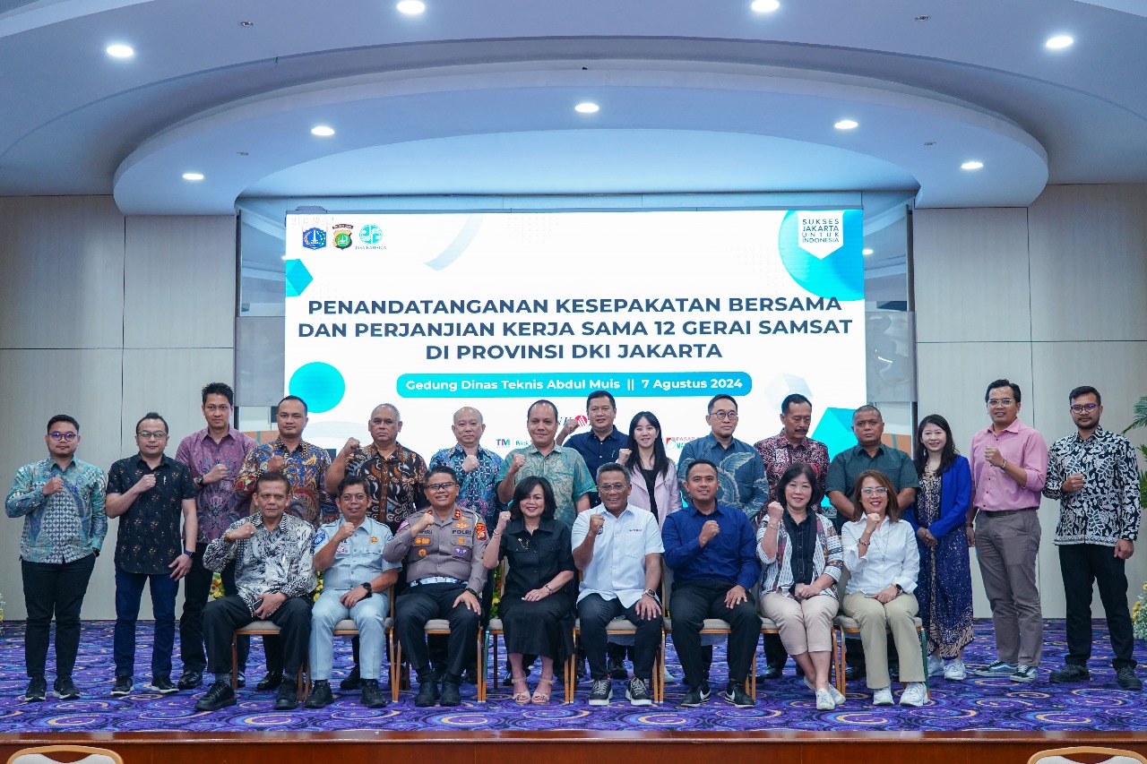 Jasa Raharja dan Tim Pembina Samsat Teken PKS Gerai Samsat di 12 Mal DKI Jakarta: Memudahkan Layanan Pajak Kendaraan